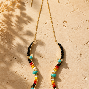 Cute S Shaped Butterfly Earrings